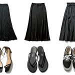 スタイリストが認めた実力丨シンプルな黒で「疲れない靴・さまになるスカート」