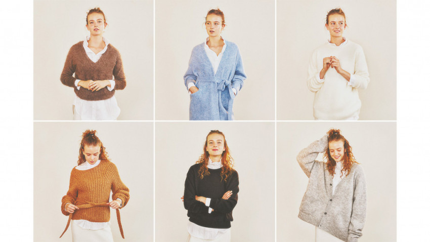 レイヤード上手な ふんふわニット と白インナーの相愛関係12選 Gisele ジゼル