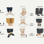 黒白デニムと靴のベストな関係「すっきり見える」足元のワントーン【6選】ヒールあり・なしそれぞれの場合