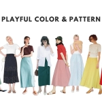 シンプルなトップスに似合う「シンプルじゃないスカート」【15選】着回しにも向く「映える色と柄」
