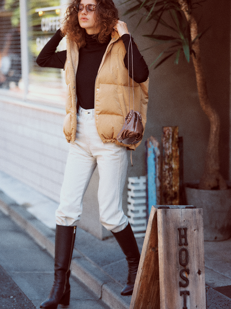 明日なに着る？】あたたかくテクいらずでメリハリスタイルに「ダウン