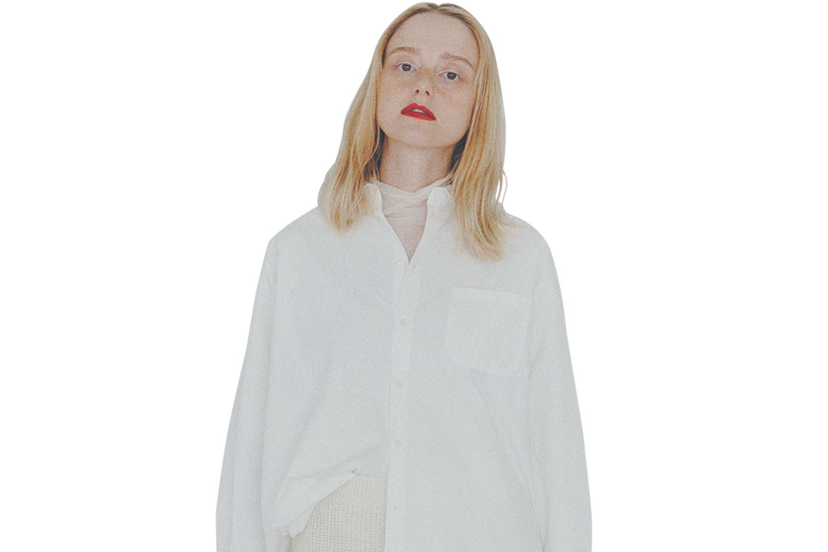 【1度着用、美品】digne シアータートル  white シアータートルネックカットソー | MICHEL KLEIN (Women)/ミッシェル