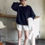 【明日なに着る？】長そでとショートパンツ