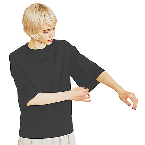002【ブラウスより楽なブラウス的Tシャツ】