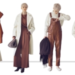 「冬の白」のスタイリングサンプル｜欲しかった異素材ブラウンにも手が届く