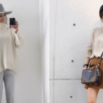 伊知地朋子さん・星玲奈さんのニットでつくるワントーンコーデ