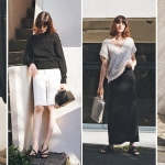「細く・長く・着心地がいい」夏のモノトーンをスタイルよく見せる服【4選】