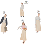 ワンピのように万能な「グレーとベージュのセット」同じ服でも印象が変わる着回しのパターン【3選】