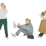 ヒールに頼らなくてもキレイな「白スニーカー」：スタイルよく見える3つの服とのコーディネート