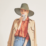 TODAY’s LOOK▶︎定番ベージュトレンチと女優帽を合わせる上品レトロな春コーデ