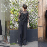西本早希さんをお手本に！ 上品なALL黒コーデをCHECK