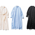 １枚で今っぽい｜シャツワンピースに求めたいのは「身幅広めの上品シルエット」５選