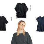 カジュアルなボトムに似合う「カジュアルじゃない」黒Tシャツ【4選】Tシャツの延長でそれよりも上品な甘さ