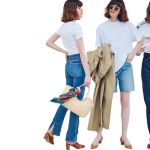 【安定のかわいさ】「白Tと新たなデニム」「白Tとベージュの新定番」