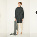コートの中の冬支度：体を「包み隠して細長く」見せる服