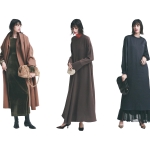 着ているニットがまた活躍する「ニット以外のワンピース」【2選】暖かい服にぴったり似合うドレッシーな質感