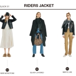ゆるい服にも好都合な「ゆるくない」黒ライダース【着回し3選】コートの中にも着られる軽く柔らかいフィット感