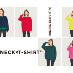 「カラーニットを着やすくする」Tシャツとの重ね着パターン【5選】差が出る見どころは「腰から上の配色」
