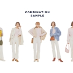 白っぽいロンTと白デニム「同じ服でも着るたびに新しい」着回しのパターン【5選】
