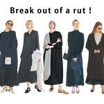 「定番服の脱ワンパターンをかなえる」小物の組み合わせ方とは？黒ワンピースのスタイリング実例