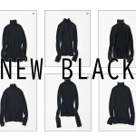見た目はベーシックだけど「どれも一緒じゃない」美しい黒リブタートルニットの名品