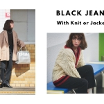 ポイントはデニムの色「ダッドなニットやジャケットが品よくまとまる」コーディネート実例