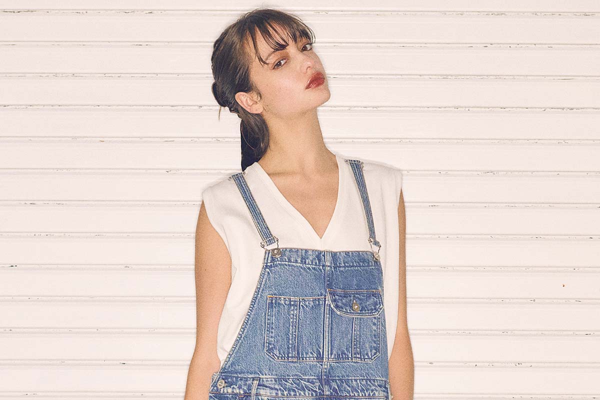 春新作✭デニムジレ✭トップス★女子会にぴったりお出かけコーデ✳︎サイズ豊富 ◎Emsexcite◎ ショート柄配色NT[品番：RTGW0002687]｜RETRO