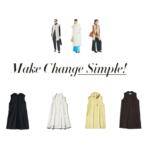 ワンピースのようにも着られて「テクニックも要らない」ワンピースのようなアウター