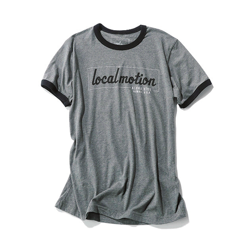 ネイビーロゴグレーロゴTシャツ 4,500円＋税／Local Motion（ローカルモーションジャパン）