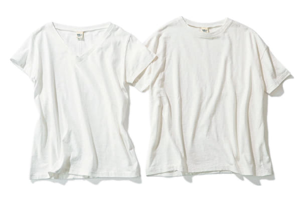 Tシャツ(クルーネック、Vネック)各7,000円+税/ロン ハーマン 