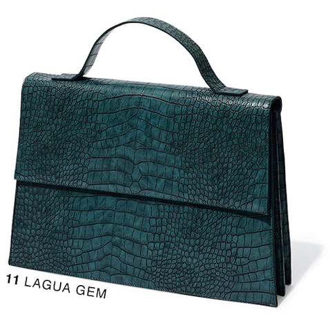グリーンバッグ（26×32×7.5）　7,150円／LAGUA GEM（バロックジャパンリミテッド）