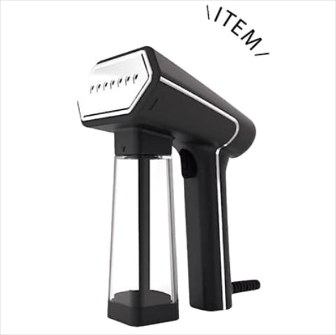 スチームワン エスノマド 衣類スチーマー ブラック 15,180円（メーカー希望小売価格）／DMM.com（DMM）　フランスメーカーのハンディスチーマー。パワフルなスチームで、ハンガーにかけたままでもしっかりシワをのばせる。ホワイトとの2色展開。