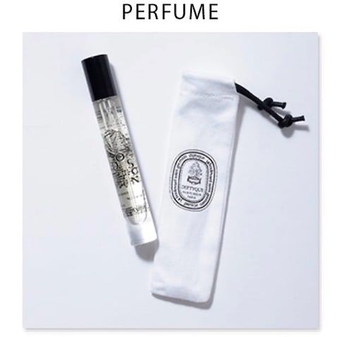 長年愛用しているdiptyqueの香水・ドソンは、持ち運び用にロールオンタイプを所持。香りは自分を印象づける名刺がわりにしたいので、頻繁に変えないのがマイルールです。