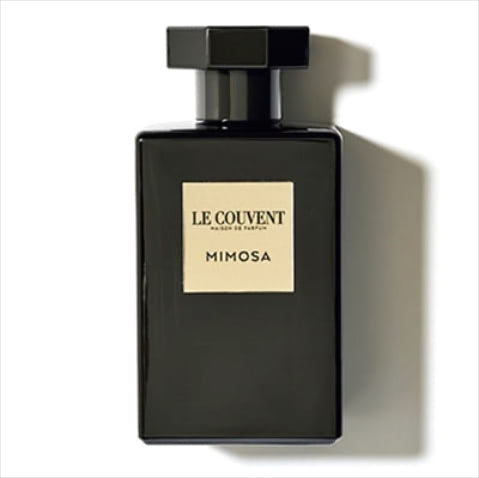 「南仏にある小さな村の記憶」シグネチャー ミモザ 100mL 23,760円／クヴォン・デ・ミニム　仏プロバンスにあるカブリという村は２月になるとミモザの花々が丘を埋め尽くす。風に乗って村中に舞う甘く繊細なミモザの香りを忠実に再現。