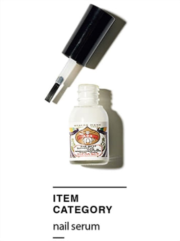 「かすかにゆずを感じる爪美容液」指先ウォータリングジェル（爪美容液） 10mL 1,650円／上羽絵惣　疲労回復や気分転換によいといわれるユズで作られた爪専用美容液。さらっとした使用感なのに乾燥知らずな指先に。手持ちのハンドクリームと併用すればさらにしっとり。