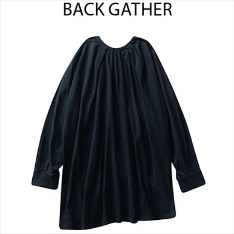 15,400円／FLORENT　バックにほどこされたギャザーが自然なドレープを生み、優美にゆれるシルエットを形成。