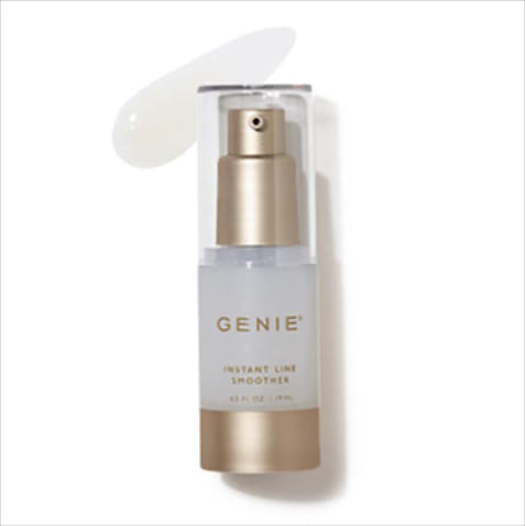 GENIE インスタントラインスムーサー 19mL 8,580円／ヤーマン　●植物成分たっぷりのクリームが小ジワの溝を埋め、約３分でなめらかな肌を生み出す。つっぱらない、軽やかな使用感。