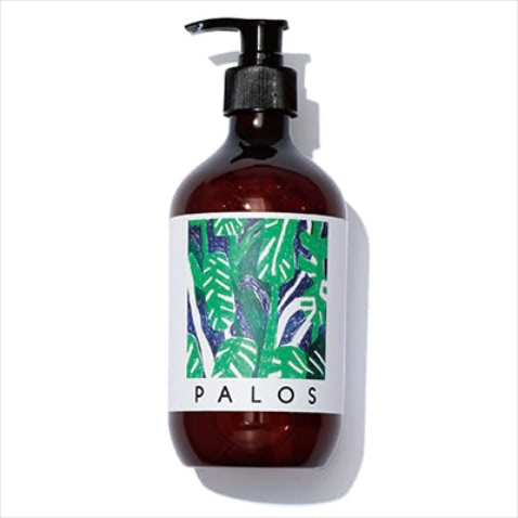 Palos リキッドソープ 500mL 4,620円／Abstract Plants（BULLPEN）　ウッディなヒバの香りをベースにしたハンドソープ。インテリアにも映えるパッケージ。