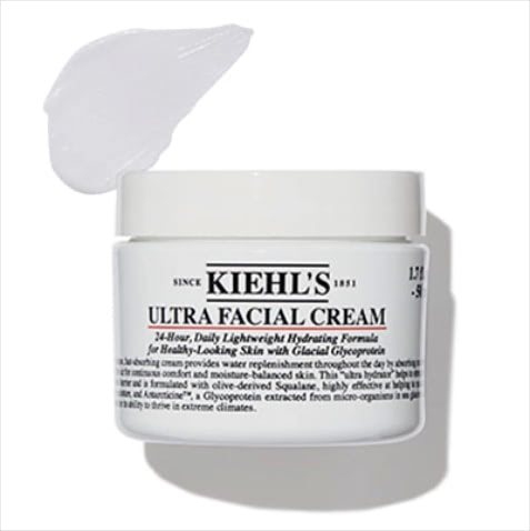 ☑季節の変わり目に「4年間ずっと手放せない」●キールズ クリーム UFC 49g 4,620円／KIEHL’S SINCE 1851　「30代になり肌が変化したときに出会い感動した保湿クリーム。とくに肌の調子が悪くなる季節の変わり目の必需品です。重たくない質感なのにしっかりうるおい、皮脂が気になるときにも使えます」（植木祐里加さん：ヘア＆メイク）　■世界で5秒に1個売れているという、キールズを代表する保湿クリーム。