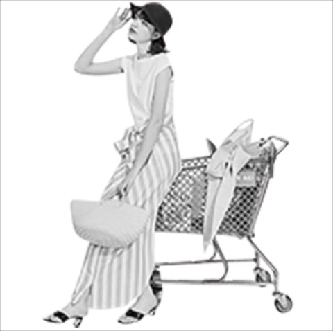 【今の自分に似合う形かを見極める】 同じアイテムでも、年を重ねるごとに似合う形やシルエットは変わってきます。若いときは似合っていたタイトな服も、30～40代になるとゆるっと着たほうがしっくりくることも。前は似合っていたのに、ととらわれずに、今の自分を客観視することも大切。（塚田さん）