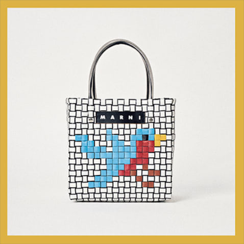 「BLUE BIRD」アニマルバスケット（22×22×14）19,800円／MARNI MARKET（マルニ ジャパン クライアントサービス）